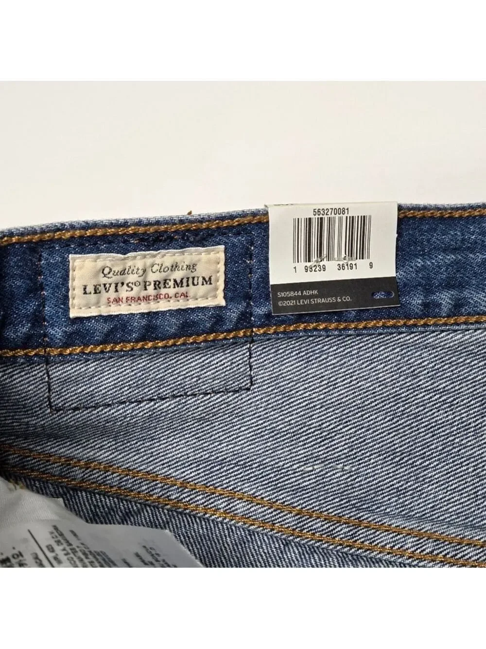 Levi's 501 Original Style Premium Denim High Rise Shorts Cut Off Women's Size 31 - Picture 15 of 16